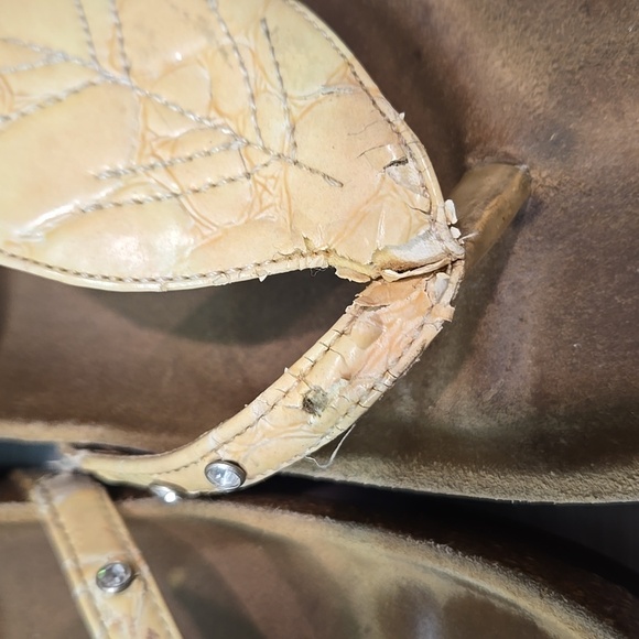 Betula By Birkenstock Women Thong Leather Sandals Flats shoes sz 40/9 Regular - Picture 5 of 14